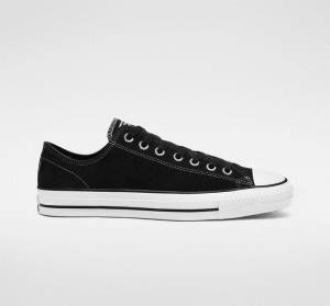 Converse CONS Chuck Taylor All Star Pro Suede Skate Shoes Black / White | CV-364XDV