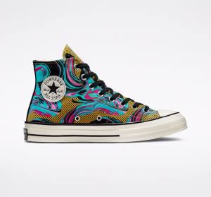 Converse Chuck 70 '90s Marbled High Tops Shoes Turquoise | CV-238GTB