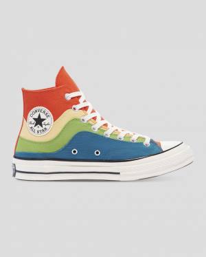 Converse Chuck 70 National Parks High Tops Shoes Blue Green Orange | CV-415FXW
