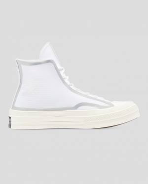 Converse Chuck 70 Tape Seam High Tops Shoes White | CV-597GQL