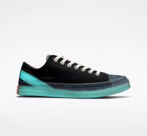 Converse Chuck Taylor All Star CX Stretch Canvas Low Tops Shoes Black / Turquoise | CV-193GMJ