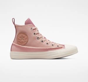 Converse Chuck Taylor All Star Crafted Canvas High Tops Shoes Pink / Pink / Pink | CV-326GHK