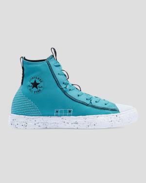 Converse Chuck Taylor All Star Crater Renew Knit High Tops Shoes Blue | CV-387OGP