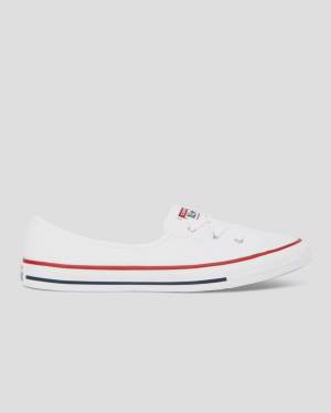 Converse Chuck Taylor All Star Dainty Ballet Lace Slip Low Tops Shoes White | CV-204QYS
