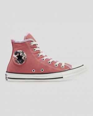 Converse Chuck Taylor All Star Festival High Tops Shoes Pink | CV-807PTG