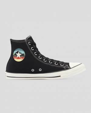 Converse Chuck Taylor All Star National Parks Patch High Tops Shoes Black | CV-730UNW