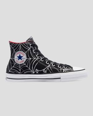 Converse Chuck Taylor All Star Pro Roll Up High Tops Shoes Black | CV-125XTV