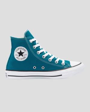 Converse Chuck Taylor All Star Seasonal High Tops Shoes Blue | CV-401DHW