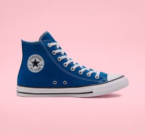 Converse Chuck Taylor All Star Seasonal Color High Tops Shoes Blue / White | CV-892RWJ