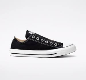 Converse Chuck Taylor All Star Slip Low Tops Shoes Black / White | CV-751EMZ