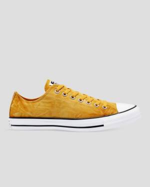 Converse Chuck Taylor All Star Summer Daze Wash Low Tops Shoes Yellow | CV-976PXK