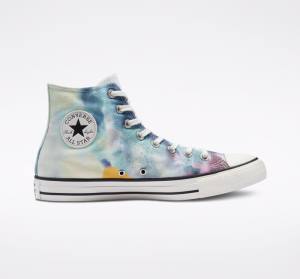 Converse Chuck Taylor All Star Tie-Dye High Tops Shoes Multicolor / Black | CV-241JKH
