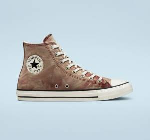 Converse Chuck Taylor All Star Washed Canvas High Tops Shoes Black | CV-065FWX