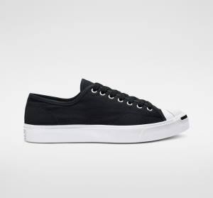 Converse Jack Purcell Canvas Low Tops Shoes Black / White | CV-408ZEO