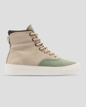 Converse Jungle Cloth Skidgrip High Tops Shoes Brown Green | CV-976JZM