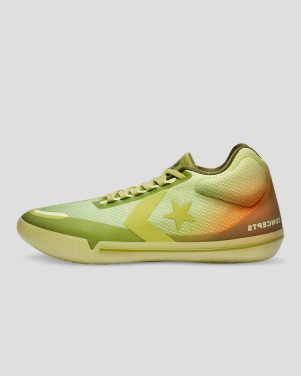 Converse All Star Pro BB Evo Concepts High Tops Shoes Green | CV-735JMS