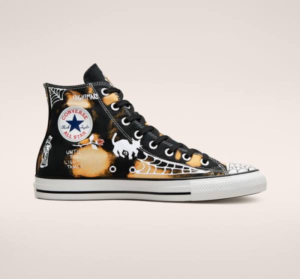 Converse CONS Chuck Taylor All Star Pro Sean Pablo Skate Shoes Black / White | CV-387MHQ