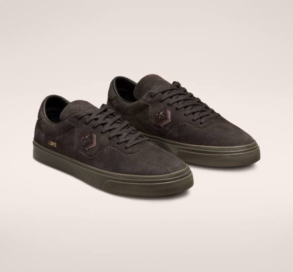 Converse CONS Louie Lopez Pro Nubuck Leather Skate Shoes Coffee / Black / Brown | CV-701MWX