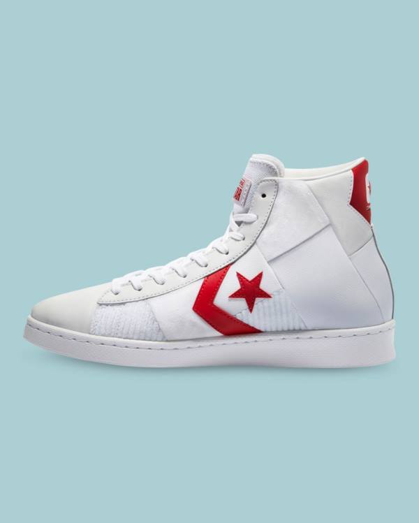 Converse Chase The Drip Pro Leather High Tops Shoes White | CV-809SAY