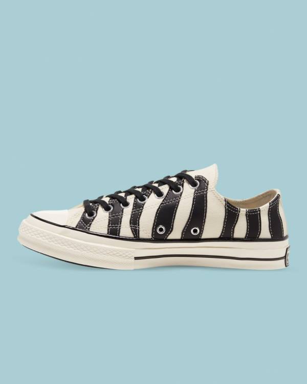 Converse Chuck 70 Archive Zebra Overlay Low Tops Shoes Beige | CV-954GQA