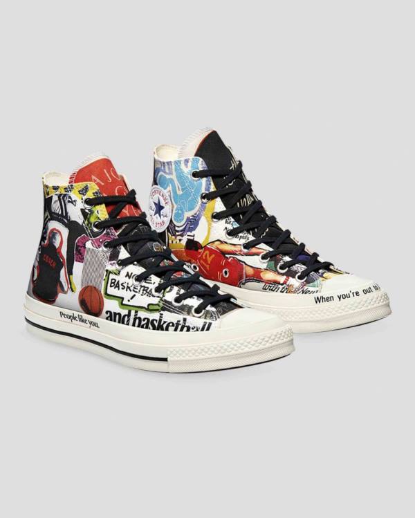 Converse Chuck 70 Beat The World High Tops Shoes Multicolor | CV-051DEM