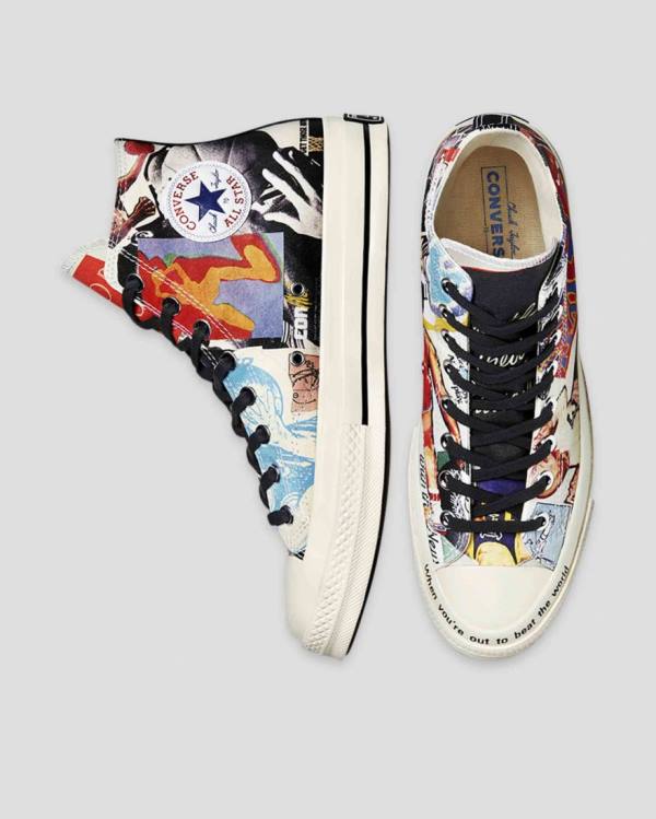 Converse Chuck 70 Beat The World High Tops Shoes Multicolor | CV-051DEM