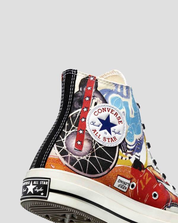 Converse Chuck 70 Beat The World High Tops Shoes Multicolor | CV-051DEM