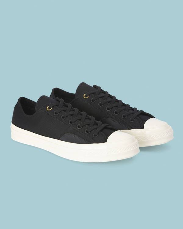 Converse Chuck 70 Clean N Preme Low Tops Shoes Black | CV-192FUP