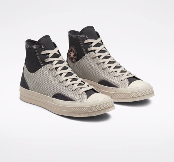 Converse Chuck 70 Crafted Canvas High Tops Shoes Brown | CV-019ITG