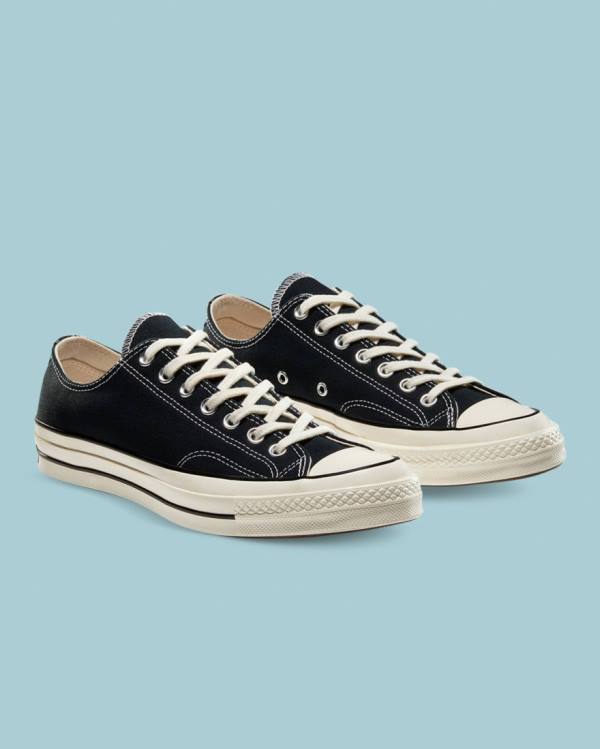 Converse Chuck 70 Low Tops Shoes Black | CV-836AUY