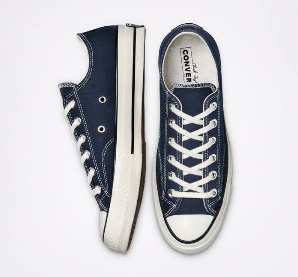 Converse Chuck 70 Low Tops Shoes Obsidian / Black | CV-058UYM