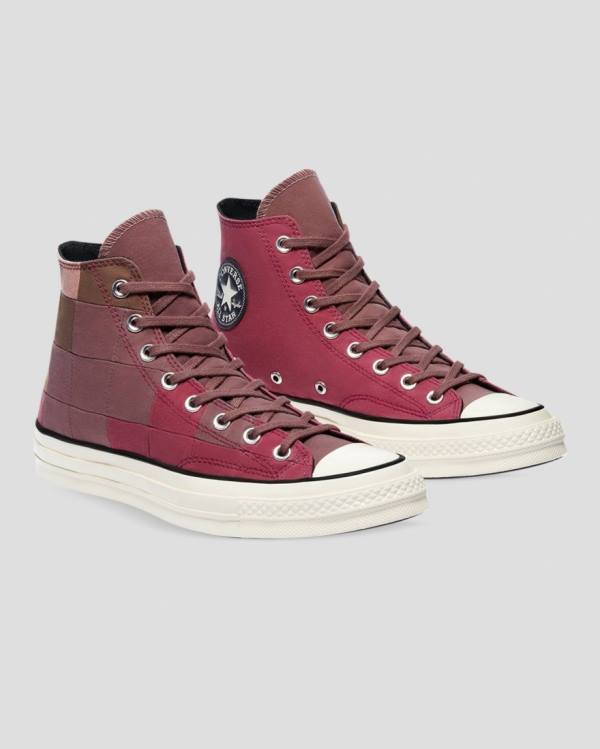 Converse Chuck 70 Natural Dye High Tops Shoes Burgundy | CV-654JQO