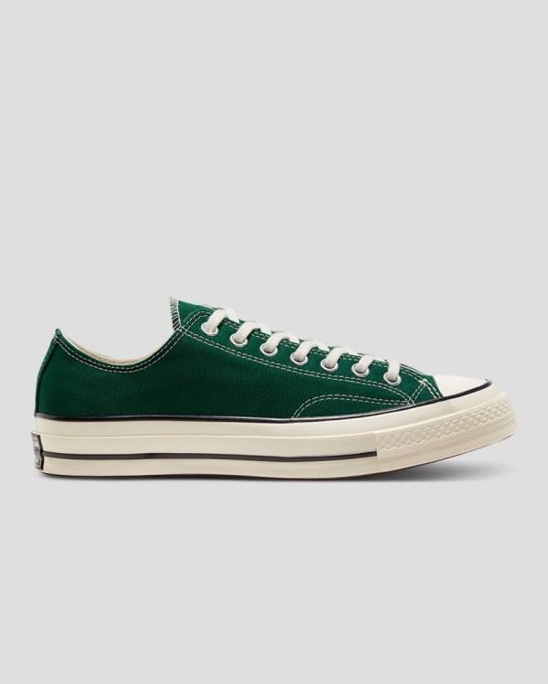 Converse Chuck 70 Organic Canvas Low Tops Shoes Green | CV-974MNL