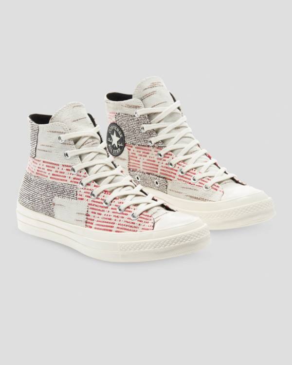 Converse Chuck 70 Patchwork High Tops Shoes Pink Grey | CV-974XIG