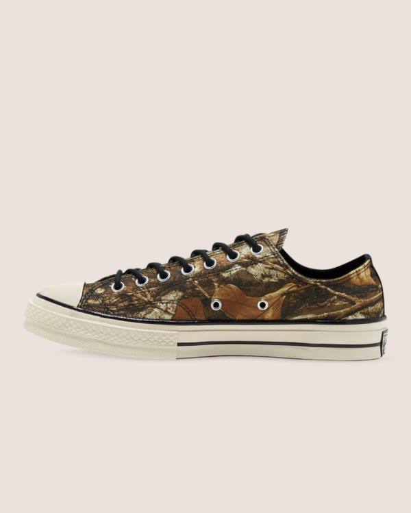 Converse Chuck 70 Realtree Edge Camo Print Utility Low Tops Shoes Brown | CV-802FIR