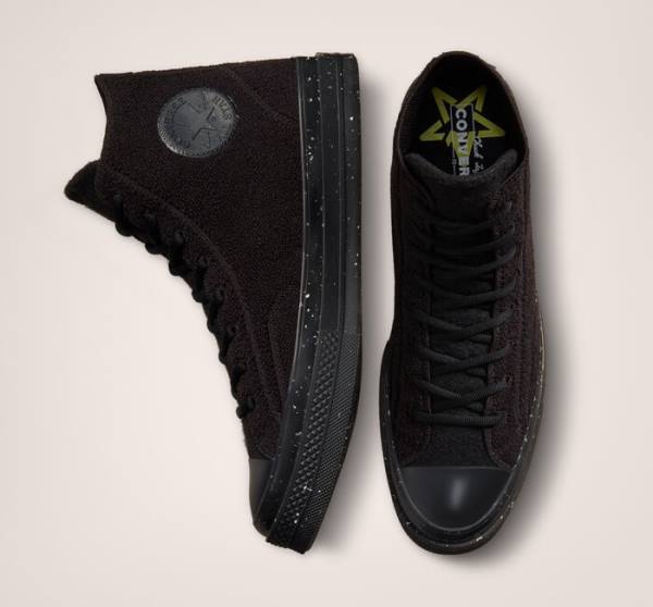 Converse Chuck 70 Renew High Tops Shoes Black / Light Green | CV-513EDF