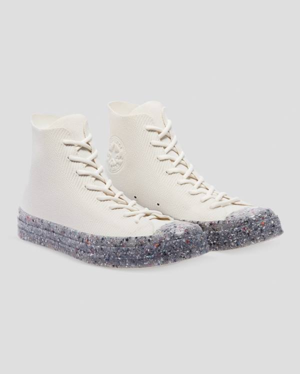 Converse Chuck 70 Renew Knit High Tops Shoes Beige | CV-301KTW