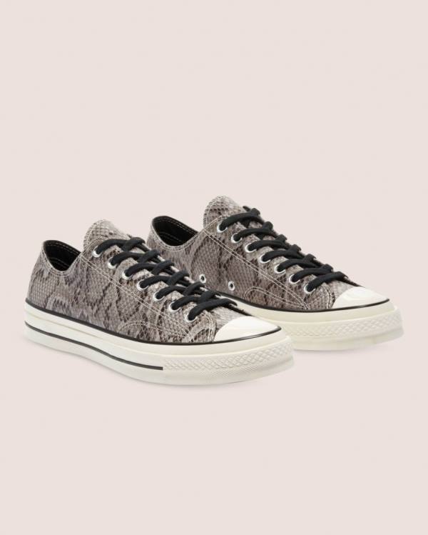 Converse Chuck 70 Reptile Suede Low Tops Shoes Grey | CV-260UHV