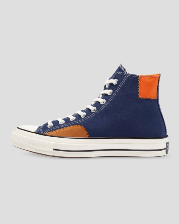 Converse Chuck 70 Ripstop High Tops Shoes Blue | CV-069RDO