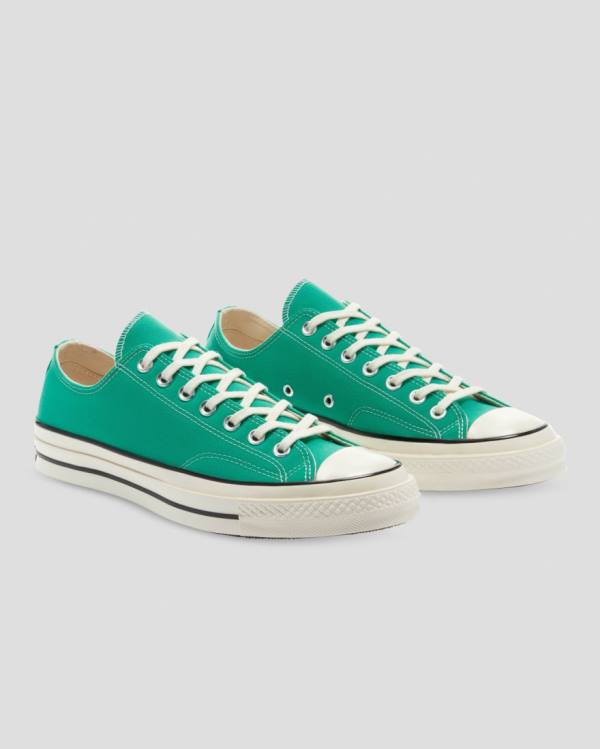 Converse Chuck 70 Seasonal Colour Low Tops Shoes Green | CV-357ZXG