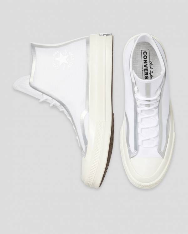 Converse Chuck 70 Tape Seam High Tops Shoes White | CV-367BKN