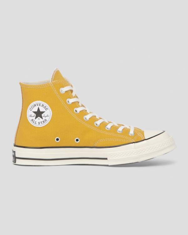 Converse Chuck 70 Vintage Canvas High Tops Shoes Yellow | CV-269AQD