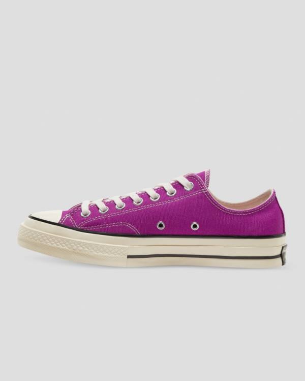 Converse Chuck 70 Vintage Canvas Low Tops Shoes Purple | CV-846OPD