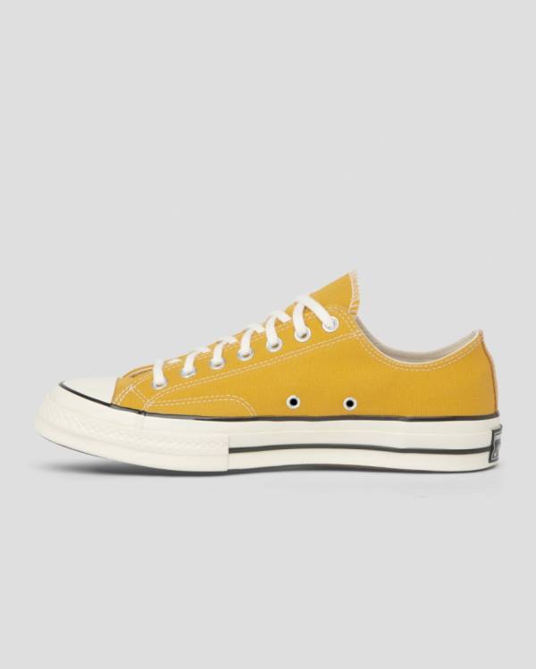 Converse Chuck 70 Vintage Canvas Low Tops Shoes Yellow | CV-934AJU