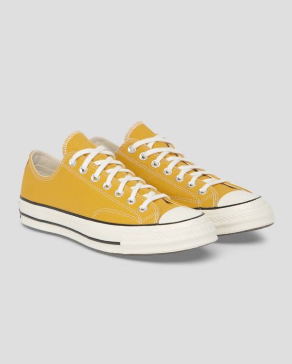 Converse Chuck 70 Vintage Canvas Low Tops Shoes Yellow | CV-934AJU