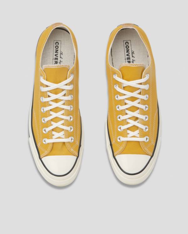 Converse Chuck 70 Vintage Canvas Low Tops Shoes Yellow | CV-934AJU