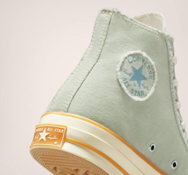 Converse Chuck 70 Washed Denim High Tops Shoes Light Blue / Indigo | CV-869EMX