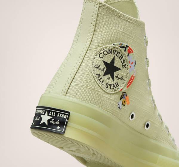 Converse Chuck 70 We Are Stronger Together High Tops Shoes Olive / Black | CV-630KMN