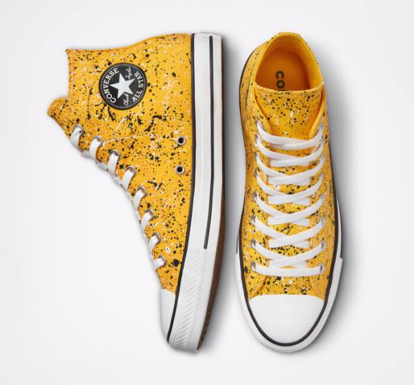 Converse Chuck Taylor All Star Archive Paint Splatter High Tops Shoes White | CV-543UYM