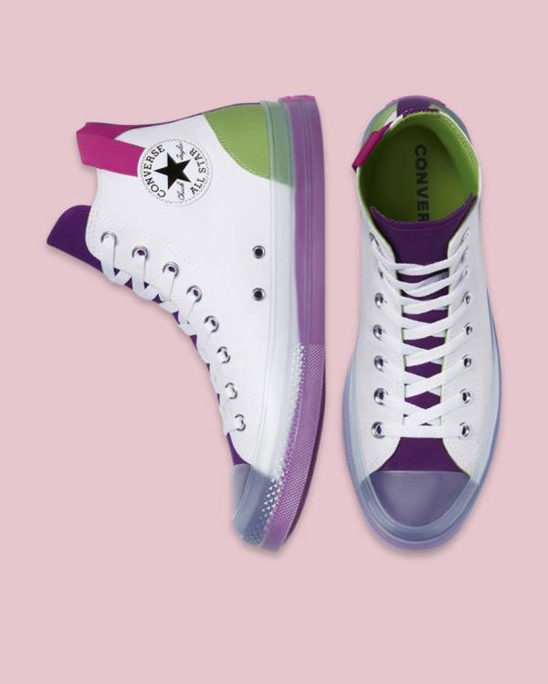 Converse Chuck Taylor All Star CX Blocked High Tops Shoes White | CV-120EJU